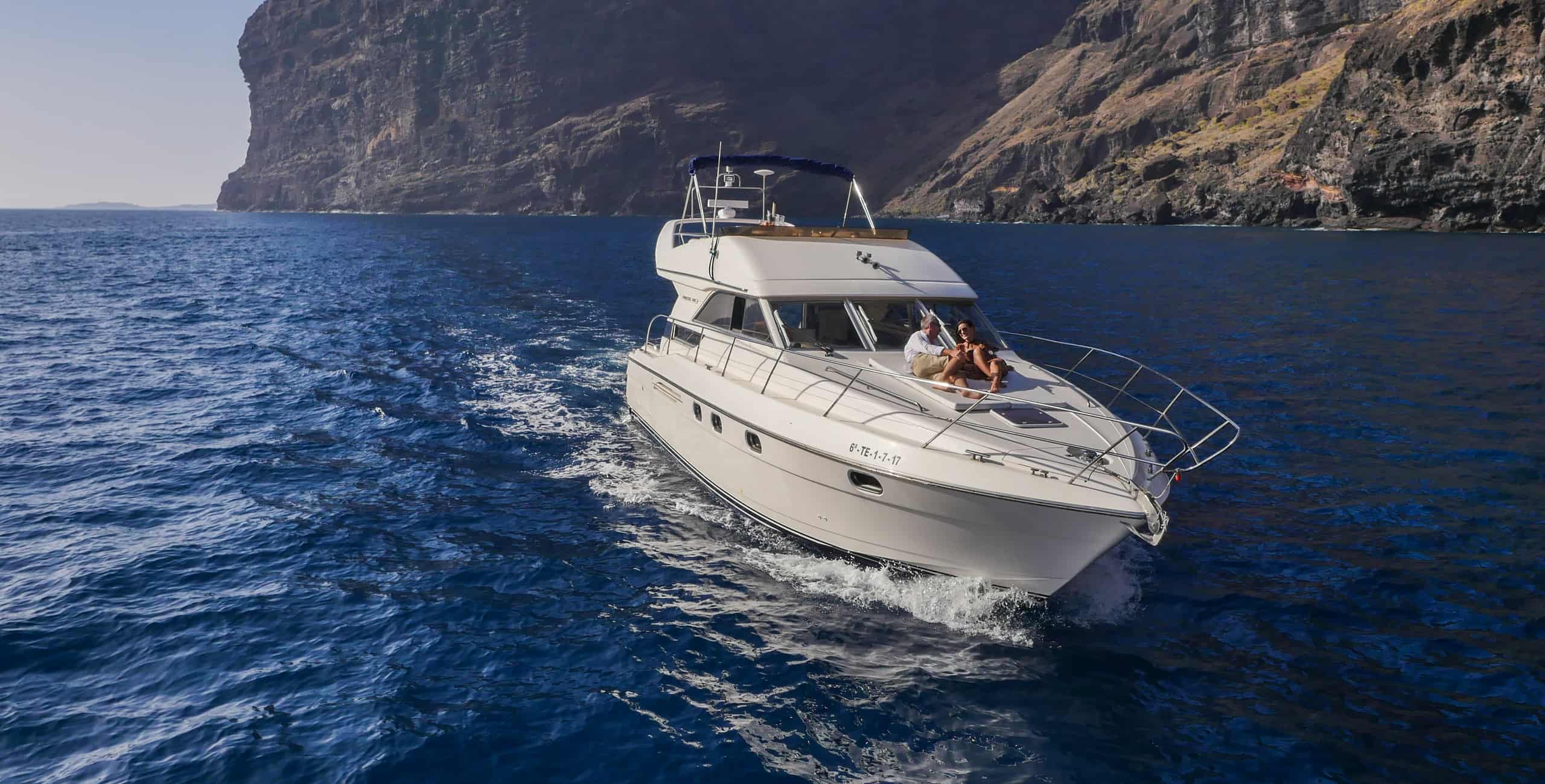 Princess 440 Flybridge yacht sea tours Tenerife