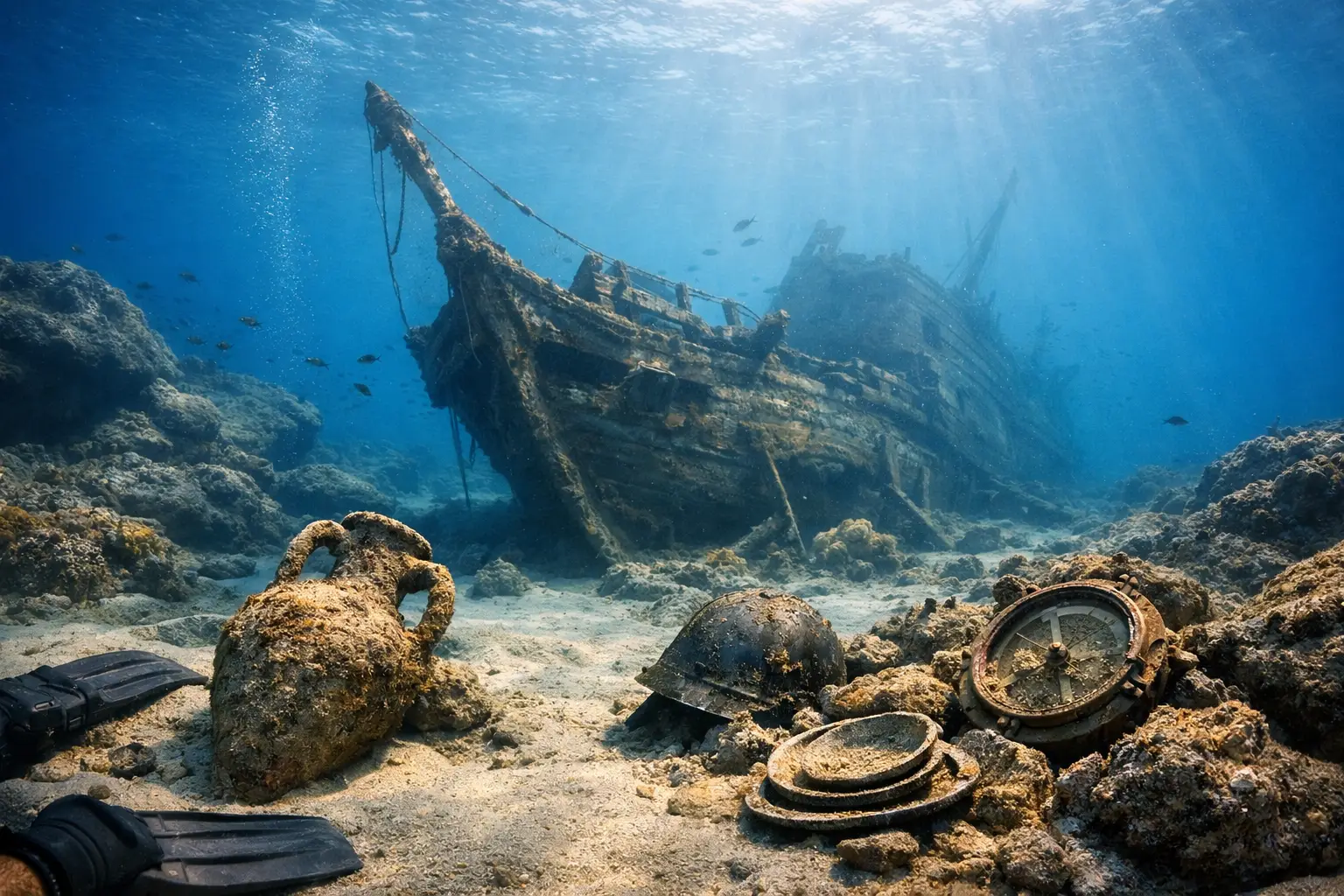 Underwater Archaeology Canary Islands Shipwrecks History