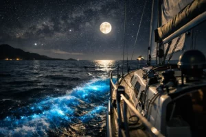 Bioluminescence and Night Navigation at Sea: Plankton, Physics, and Safe Passage