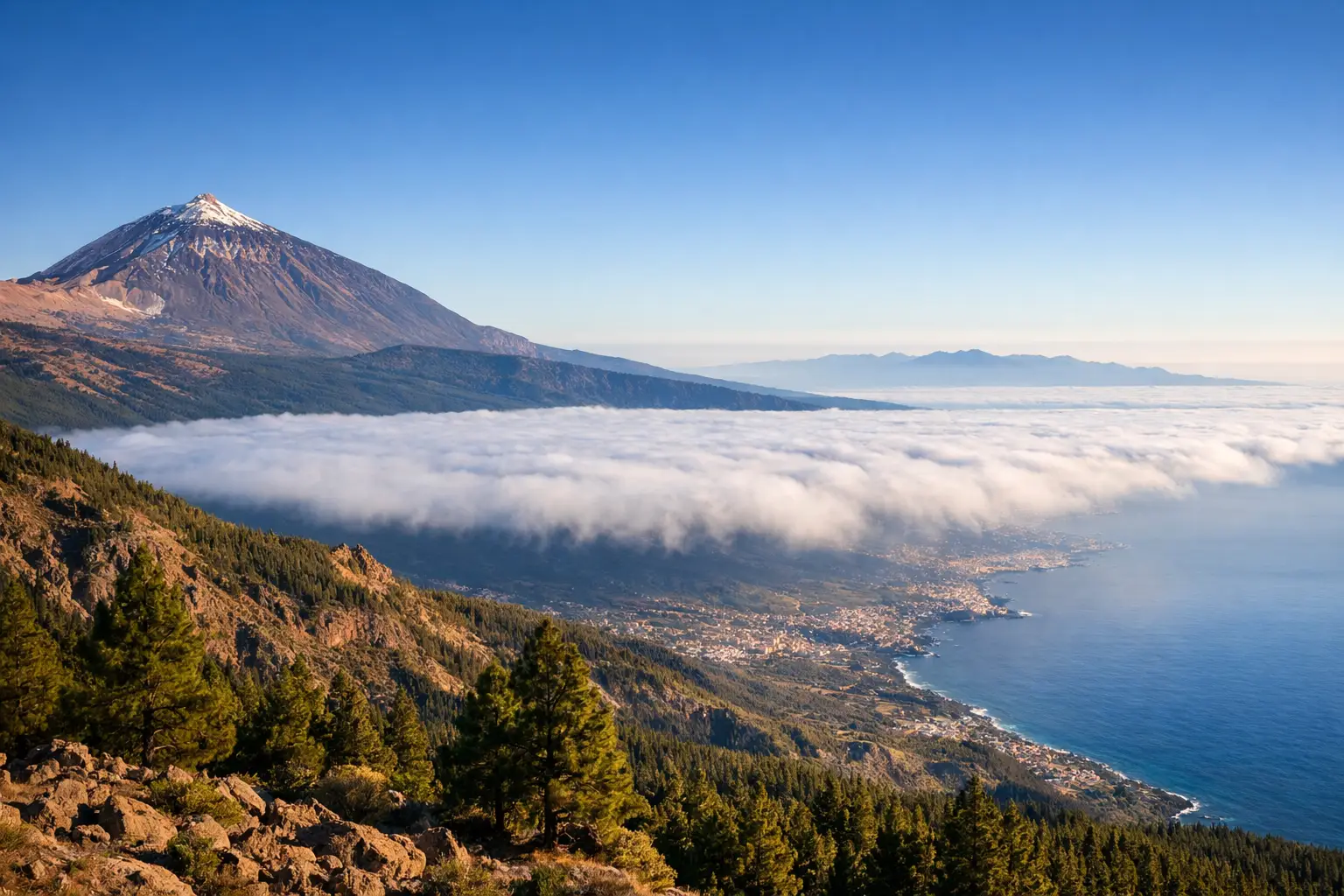 Why Tenerife Has the Clearest Sky Atmospheric Inversion Layer