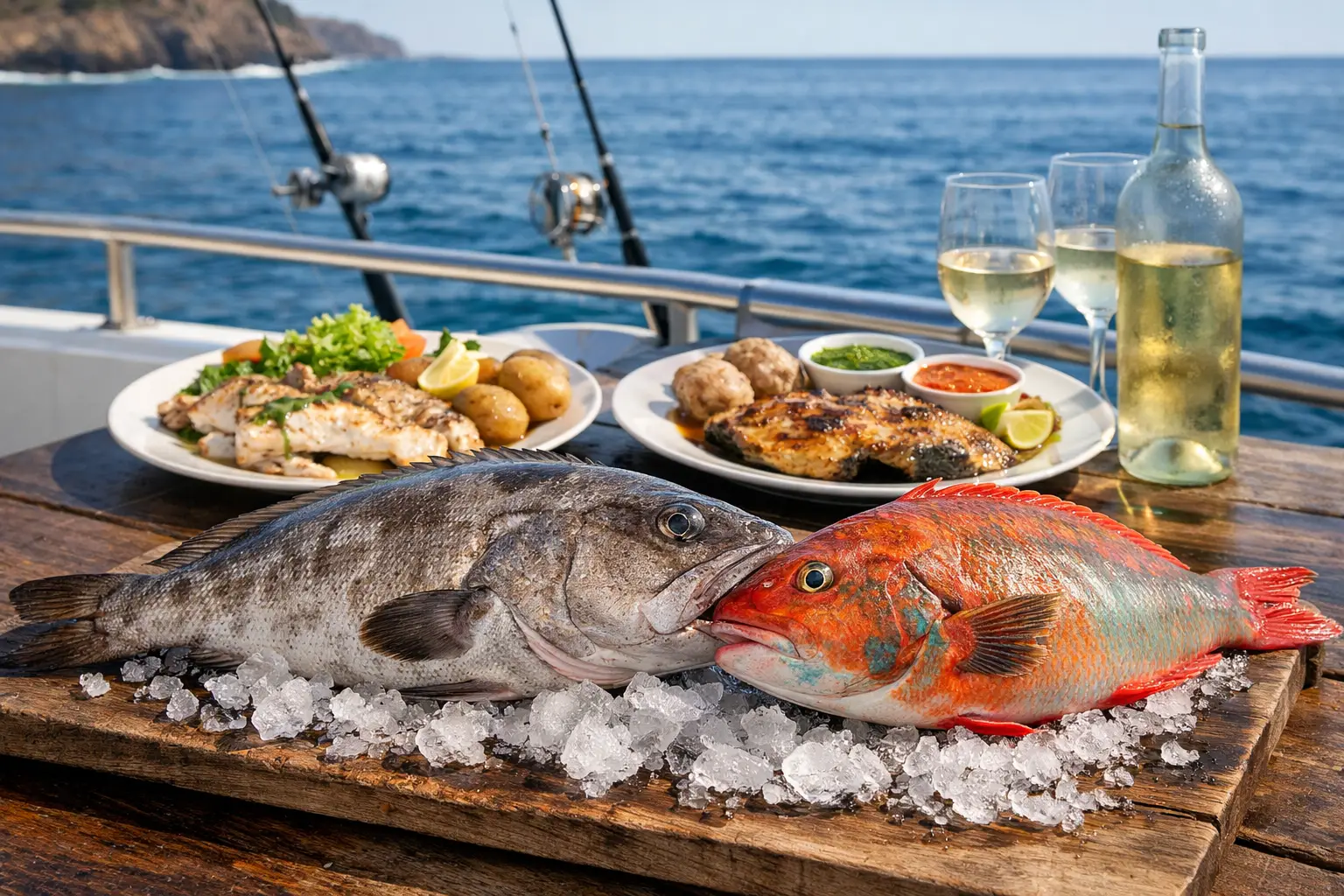 Canarian Seafood Gastronomy: Cherne, Vieja and Local Flavours On Board
