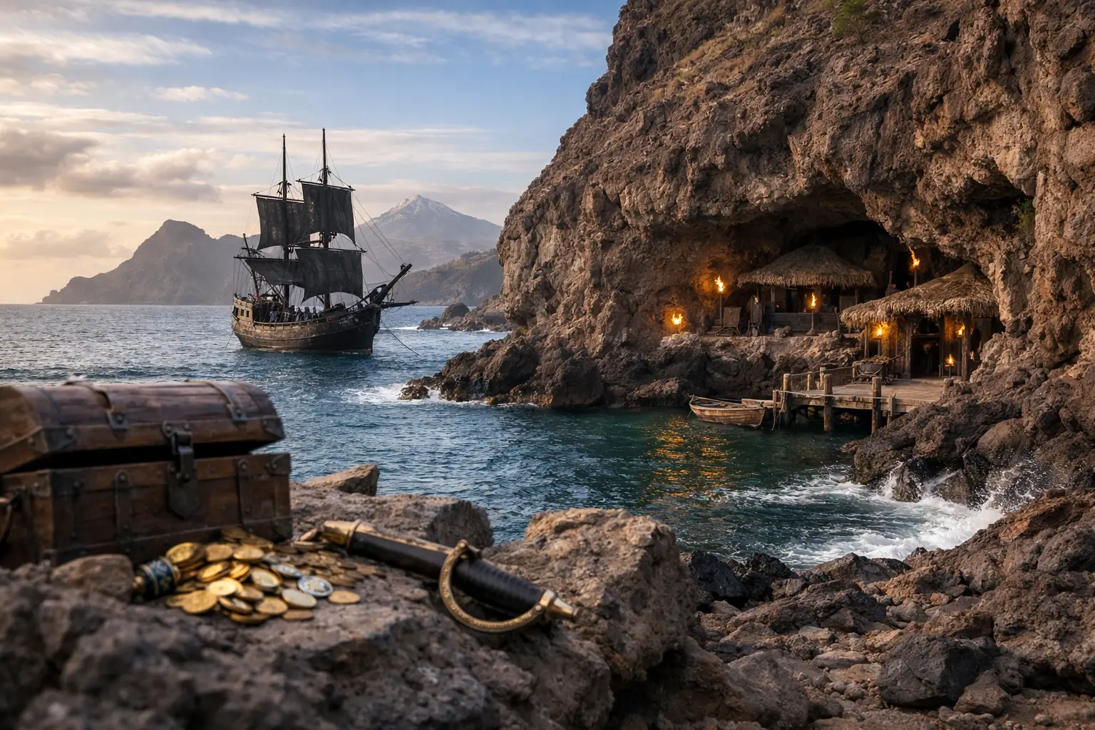 Canary Islands Piracy, Drake and Corsair Hideouts
